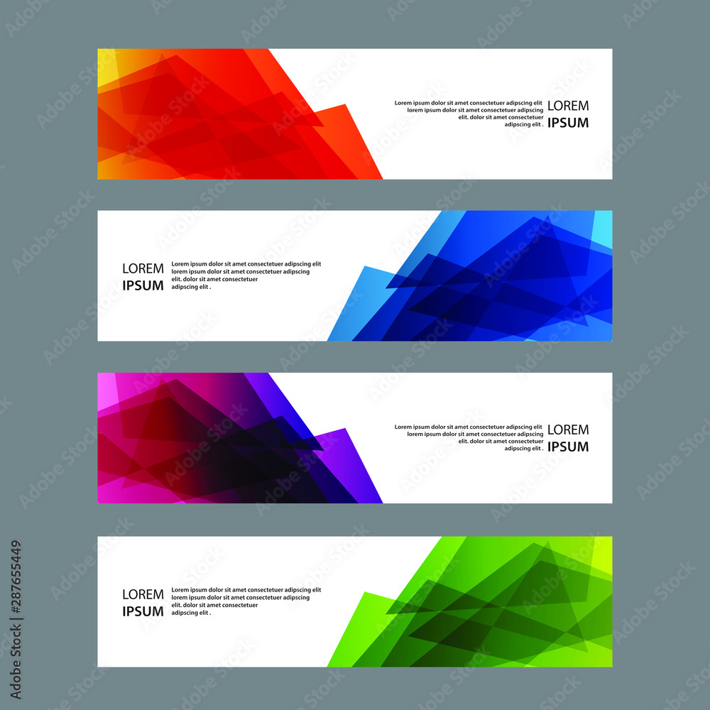 Vector Abstract banner web template