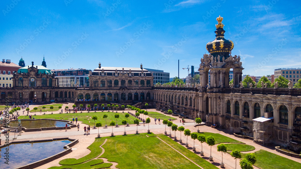 Obraz premium Zwinger garden dresden