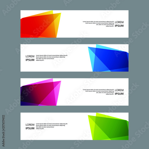 Vector Abstract banner web template