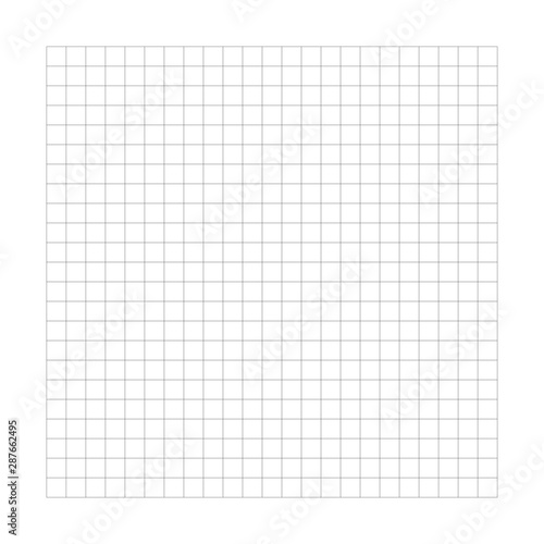 Graph, drafting paper regular square lines grid, mesh pattern. Wireframe texture. Bisect, traverse lines background. simple grating, trellis or lattice of cross lines