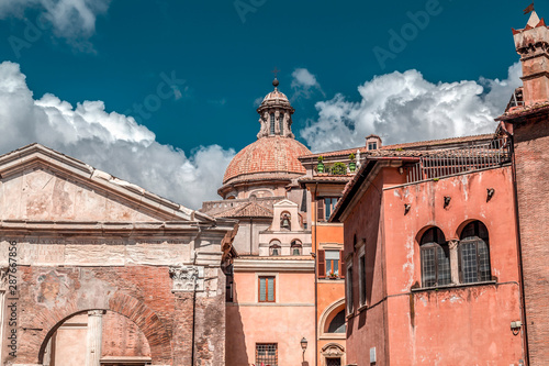 The old Jewish Ghetto of Rome photo