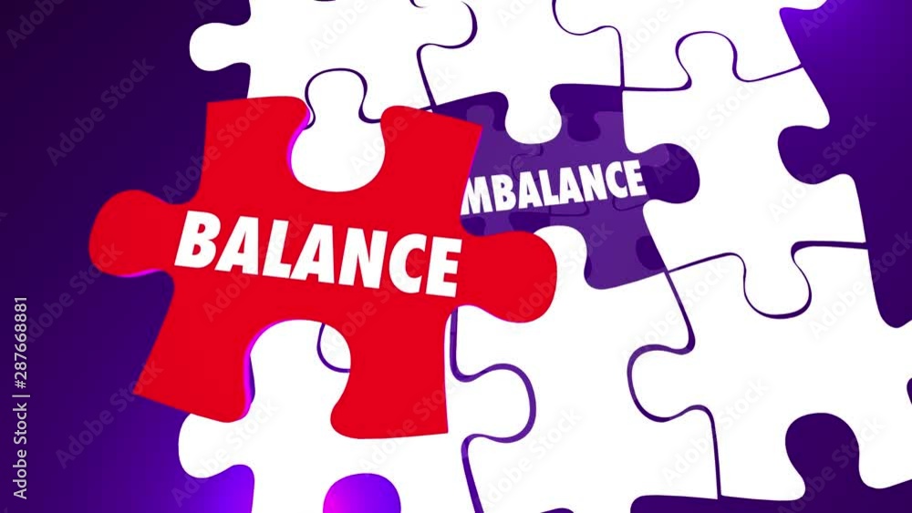 Balance Vs Imbalance Puzzle Equal Fair Treatment 3d Animation Balance Vs Imbalance Puzzle Equal Fair Treatment 3d Animation