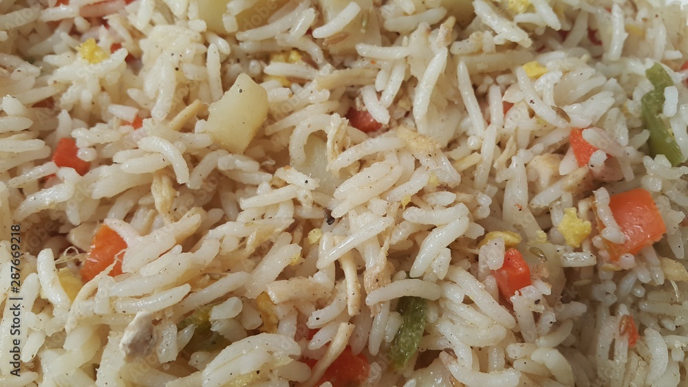 Basmati Rice Pulao or pulav with Peas, or vegetable rice Basmati Rice Pulao or pulav with Peas, or vegetable rice