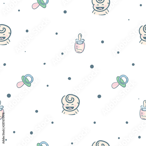 baby graphic pattern wallpaper object