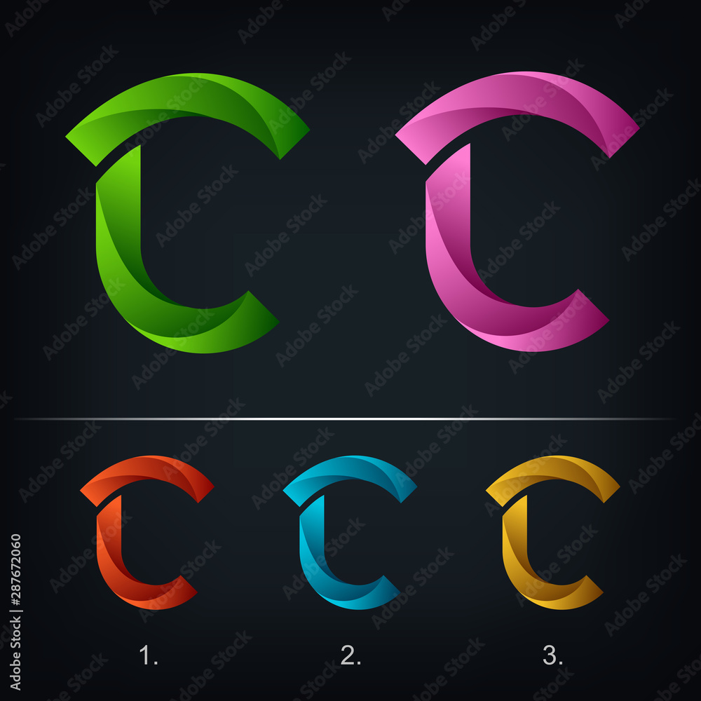 Letter C logo icon design template elements, Vector illustration Letter C logo icon design template elements, Vector illustration