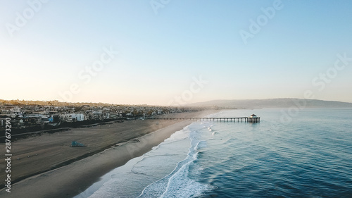 Manhattan Beach Pier Aerial photo