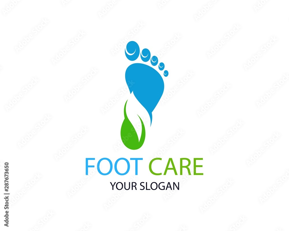 Foot care logo or icon template vector design Foot care logo or icon template vector design