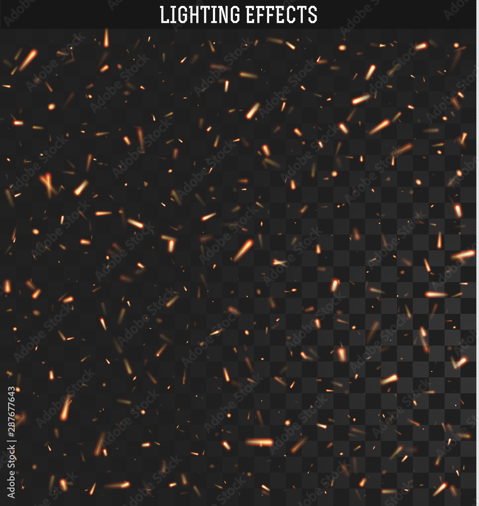 Natural effects Fire spark effect. Sparks isolated realistic lighting with transparency for design.Sparks realistic effect. Sparks from the fire. Magic and bright lighting effects. Natural effects Fire spark effect. Sparks isolated realistic lighting with transparency for design.Sparks realistic effect. Sparks from the fire. Magic and bright lighting effects.