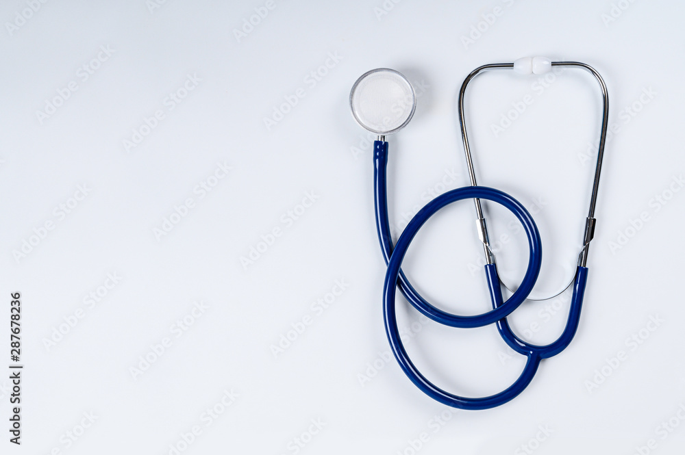 Stethoscope on white background. Stethoscope on white background.