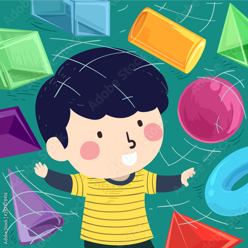 Kid Boy Virtual Shapes 3D I...