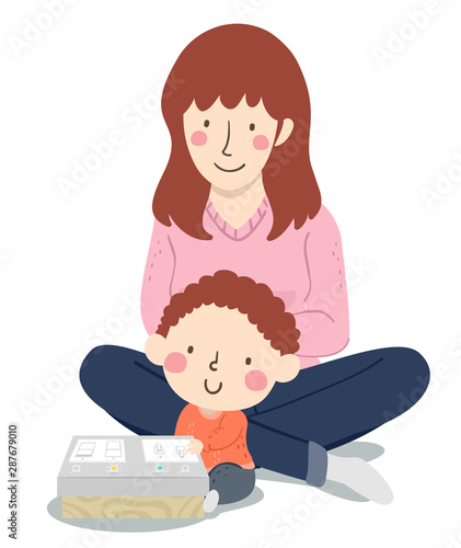 Kid Boy Toddler Mom Activit...