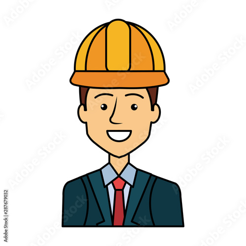 engineer with helmet avatar character