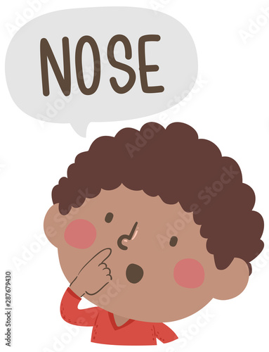 Kid Boy Naming Body Parts N...