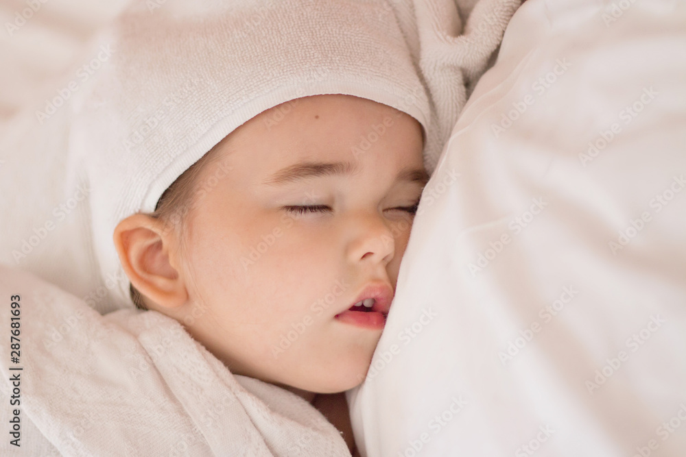 the concept of healthy lifestyle, IVF - a newborn baby sleeps the concept of healthy lifestyle, IVF - a newborn baby sleeps