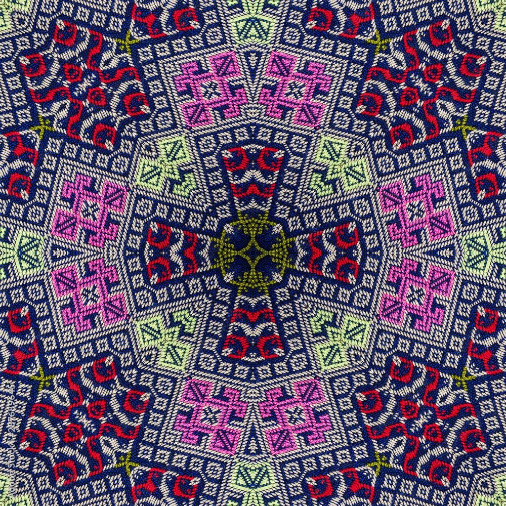 Obraz premium Colorful abstract kaleidoscope or endless pattern