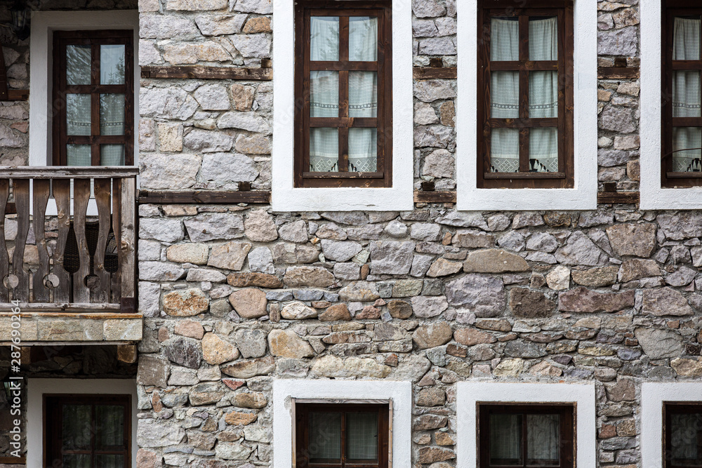 Stone house in the mountain