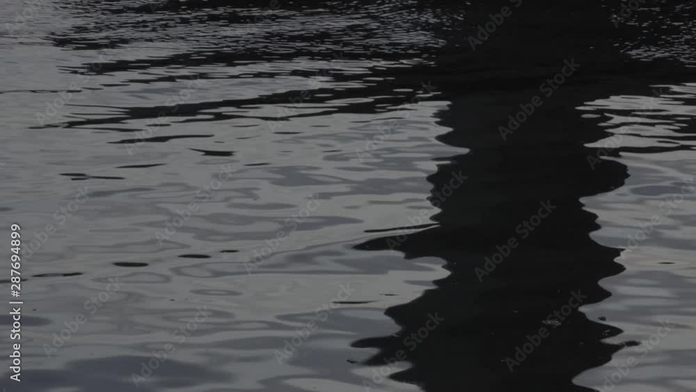 seaside at pier. have reflection on water surface