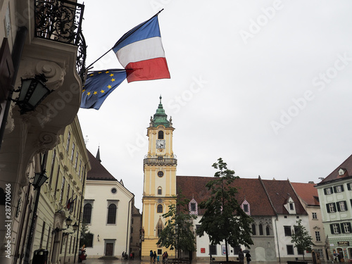 Canvas Print Slovakia Bratislava old town townscape