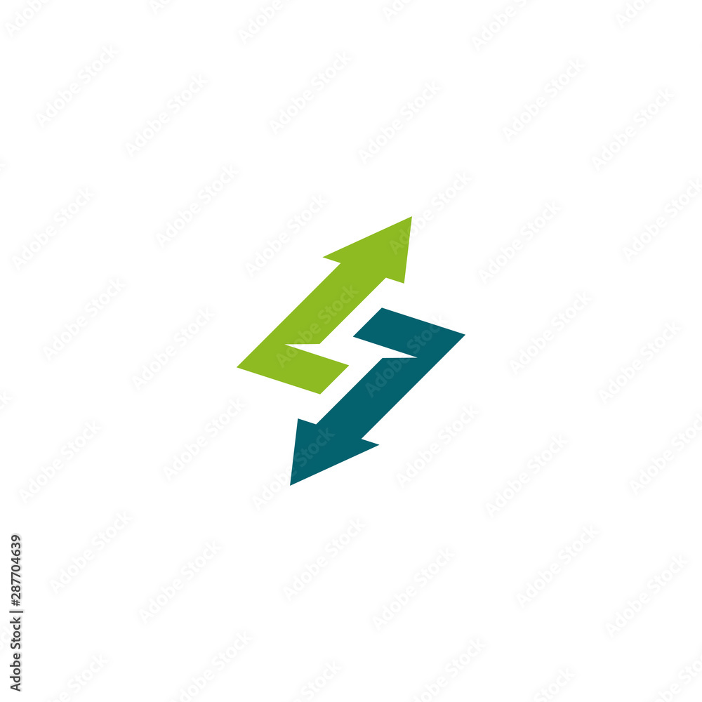 S letter arrow initial logo design vector template S letter arrow initial logo design vector template