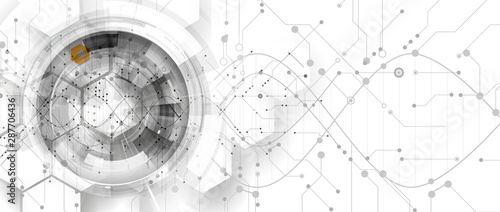 Abstract DNA technology. Science medical concept. Futuristic background