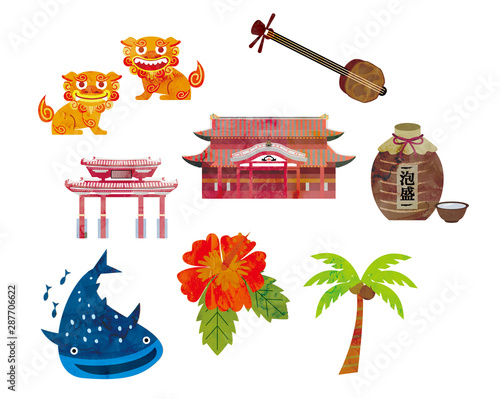 沖縄　水彩