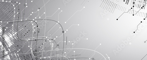 Abstract DNA technology. Science medical concept. Futuristic background