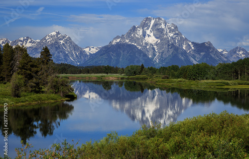 Grand Teton Reflections from Oxbow Bend © Stephen