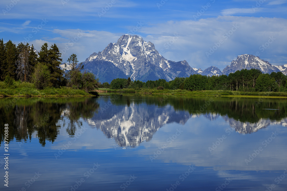 Grand Teton Reflections from Oxbow Bend Grand Teton Reflections from Oxbow Bend