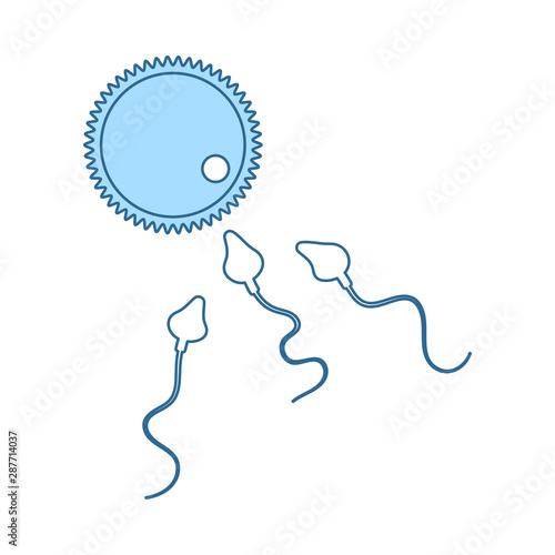 Sperm And Egg Cell Icon