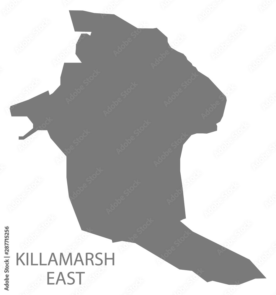 Killamarsh East grey ward map of North East Derbyshire district in East Midlands England UK Killamarsh East grey ward map of North East Derbyshire district in East Midlands England UK
