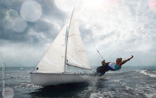  Sailing yacht race. Yachting. Sailing regatta. © VIAR PRO studio