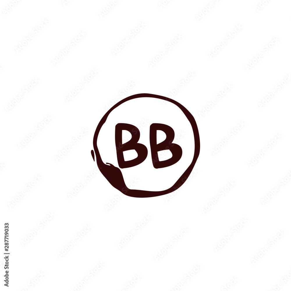 B BB Initial logo template vector. Letter logo concept with background template. B BB Initial logo template vector. Letter logo concept with background template.