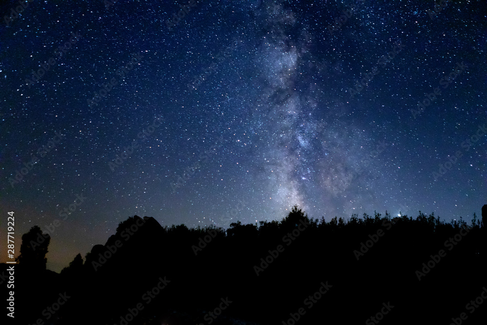 Milky Way during the summer in Spain Milky Way during the summer in Spain