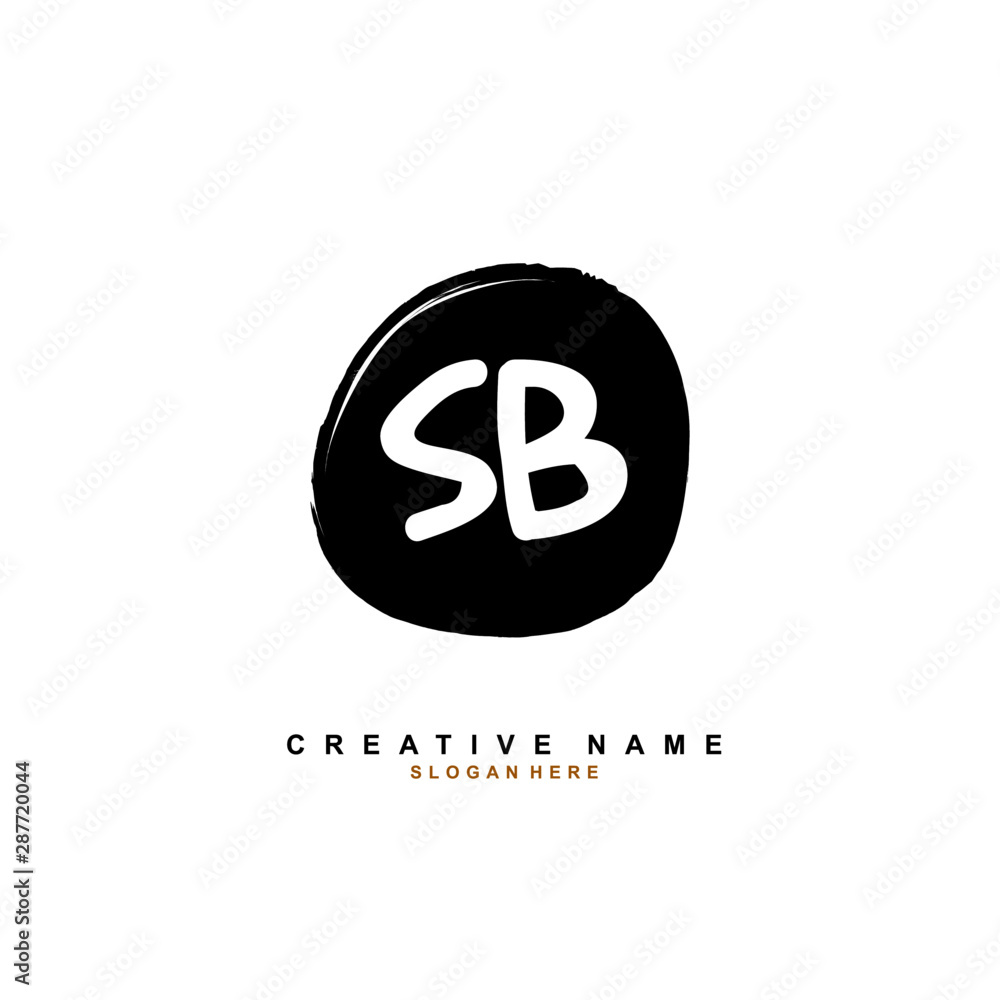 S B SB Initial logo template vector. Letter logo concept with background template. S B SB Initial logo template vector. Letter logo concept with background template.