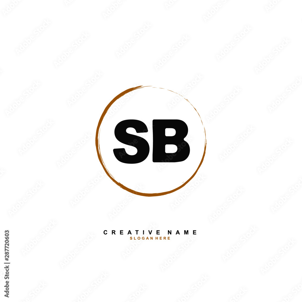 S B SB Initial logo template vector. Letter logo concept with background template. S B SB Initial logo template vector. Letter logo concept with background template.