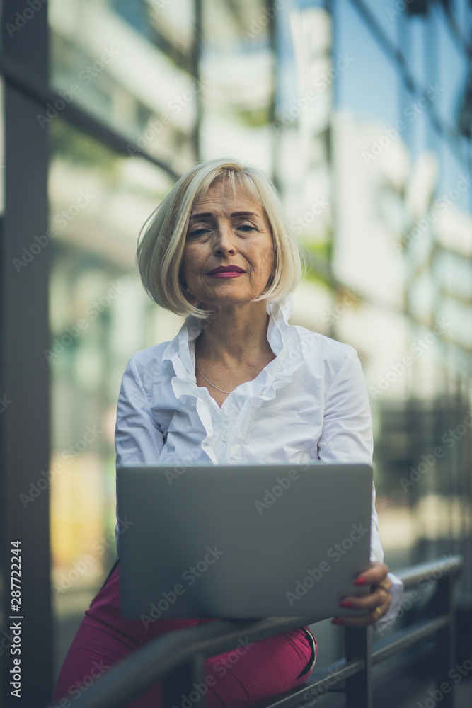 Fototapeta premium Perfectly suited to the business world.