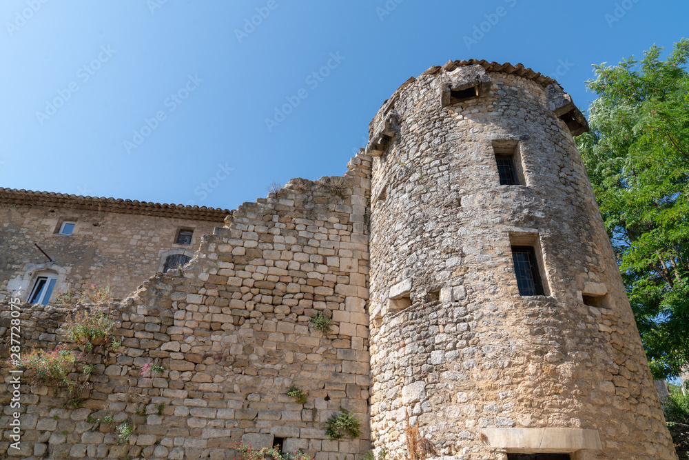 french Oppède le vieux village in Luberon ancient medieval city in southeast France