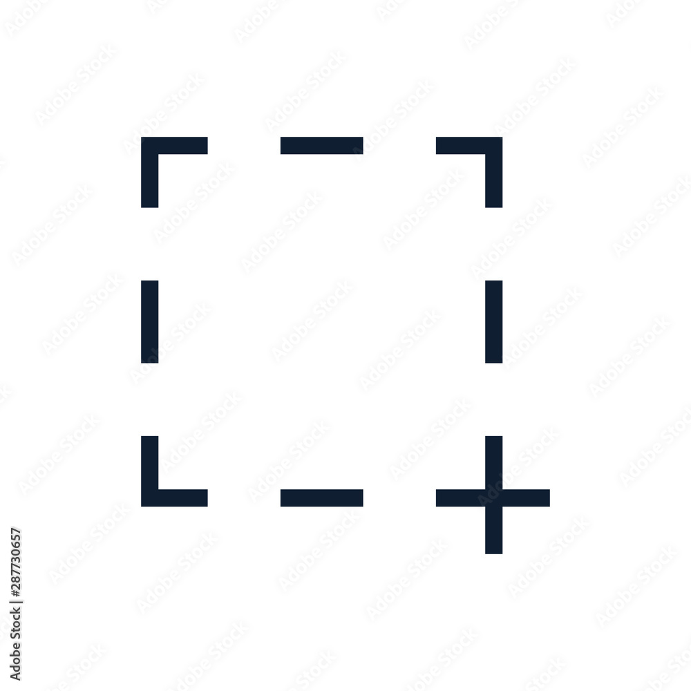 Screenshot line icon. Design style modern. Vector illustration