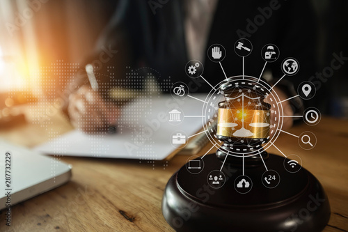 Принти на полотні Concepts of Law and Legal services.