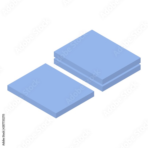 Hospital mate icon. Isometric of hospital mate vector icon for web design isolated on white background