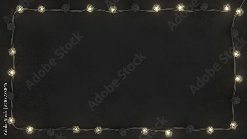 Frame of rotang string ligh...