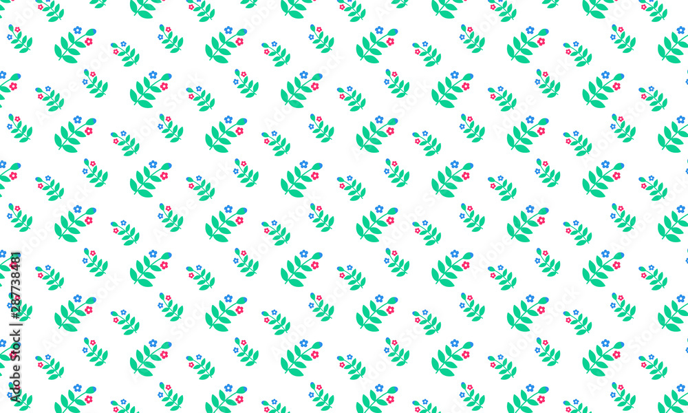 Random Small Flower Pattern Background Random Small Flower Pattern Background