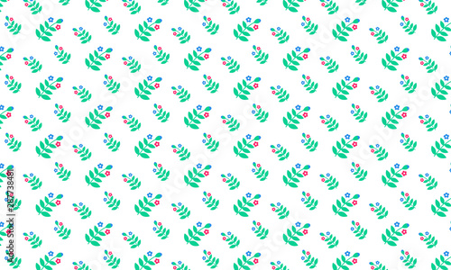 Random Small Flower Pattern Background