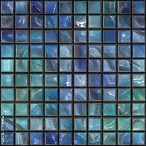abstract background with glass squares