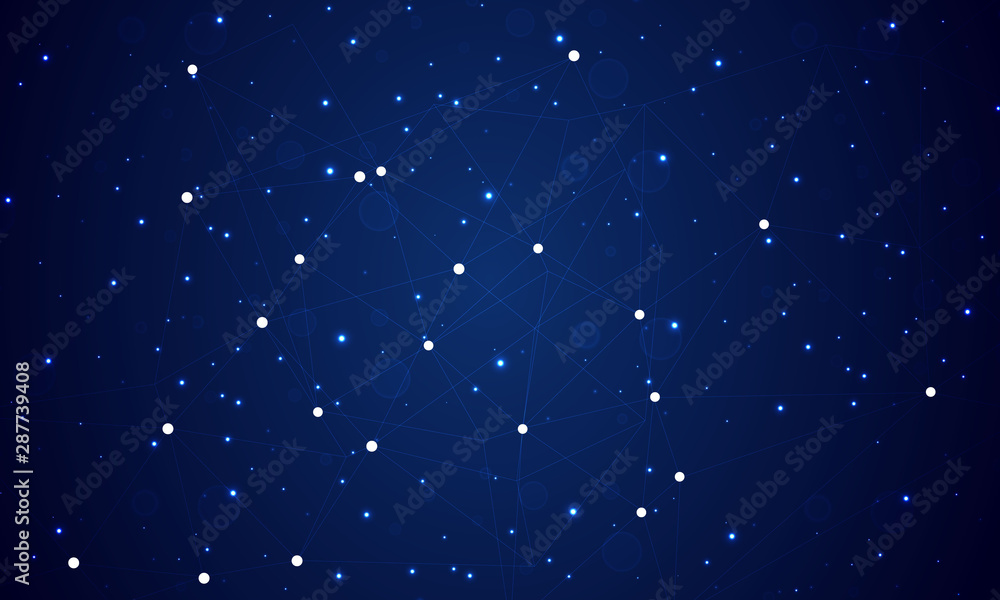 Fototapeta premium Abstract Network Background stock illustration