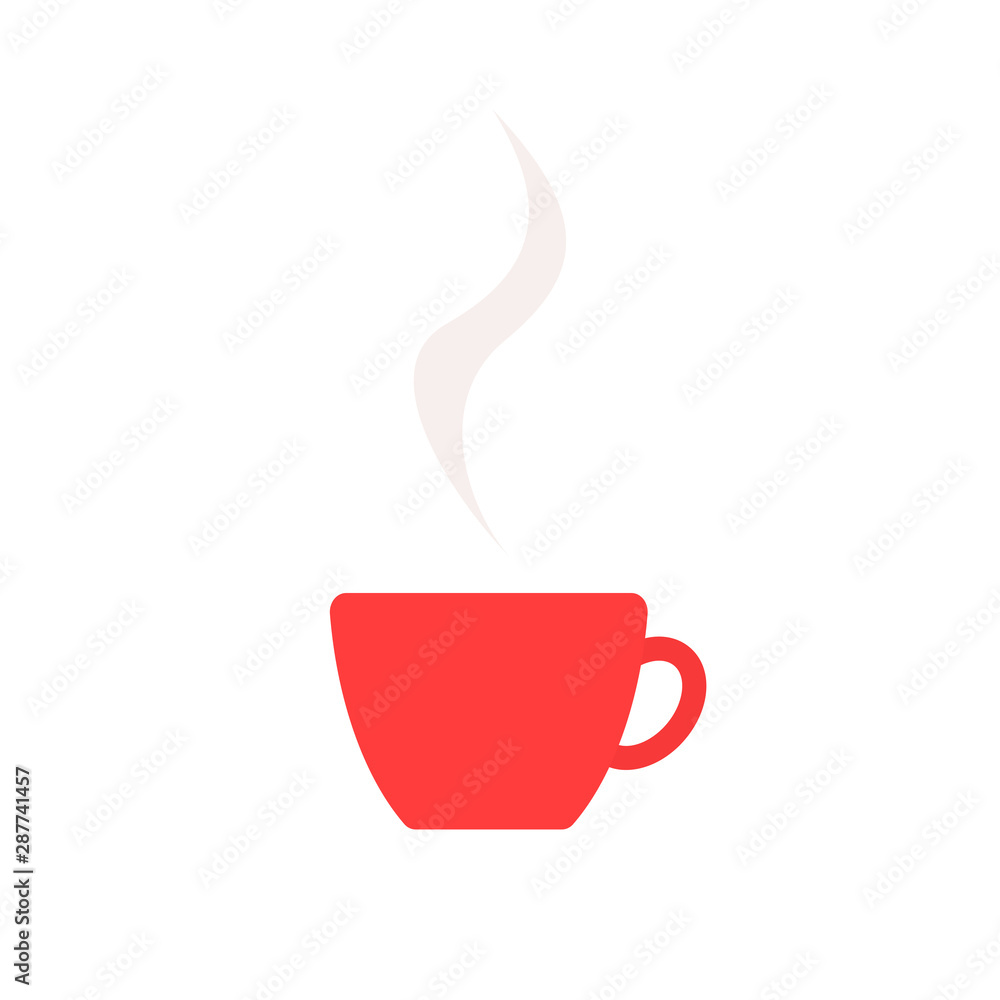 Coffee cup vector simple icon Coffee cup vector simple icon