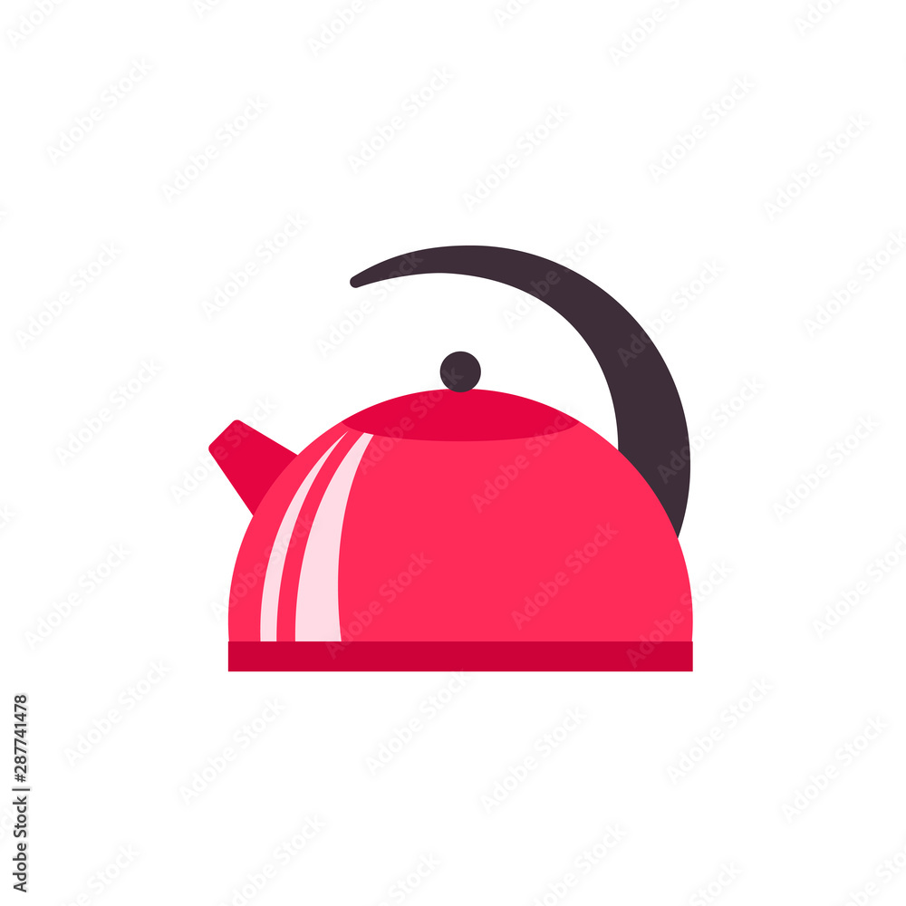 Kettle flat icon vector illustration Kettle flat icon vector illustration