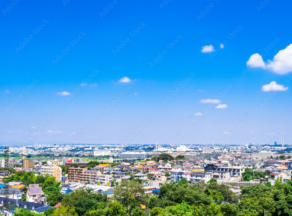 Fototapeta premium 郊外の住宅地 東京 