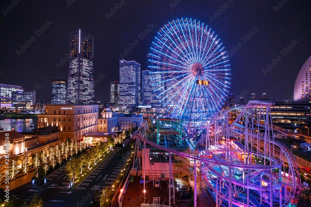 Fototapeta Yokohama Night View