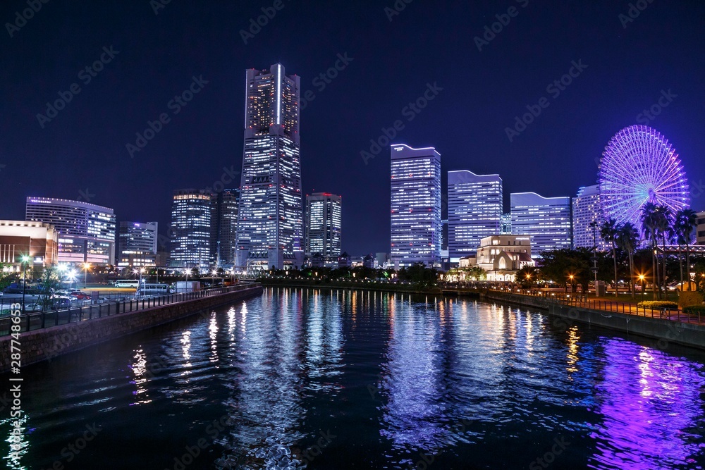 Fototapeta premium Yokohama Night View